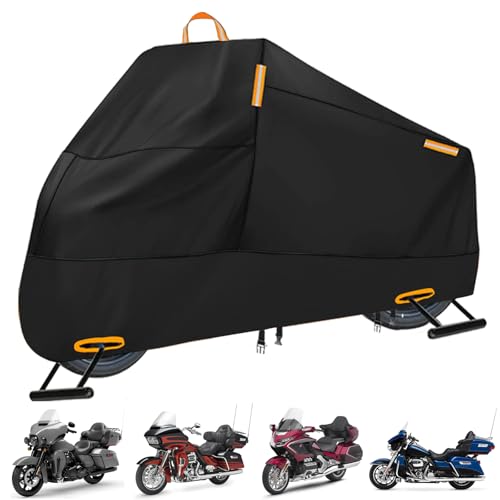 Motorcycle Cover for Electra Glide Road Street Glide Ultra Limited (XXXXL (Fits up to 116"))