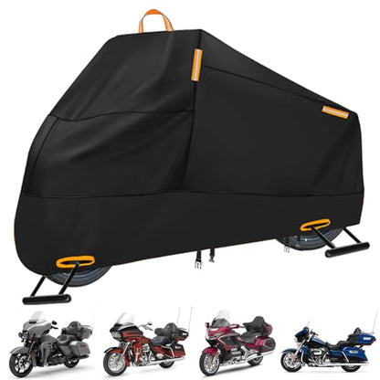 Motorcycle Cover for Electra Glide Road Street Glide Ultra Limited (XXXXL (Fits up to 116"))