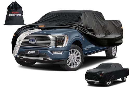 Heavy Duty Truck Cover for Ford F (6-F-150(1997-2025) Regular LB Bed / PE-Black)