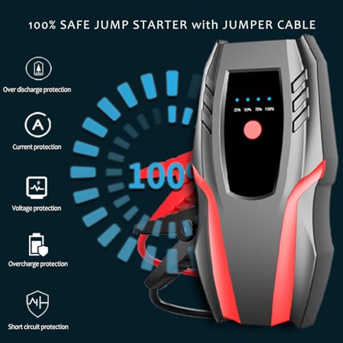 12v Auto Jump Starter Pack with Air Compressor (A20-1500a+compressor)