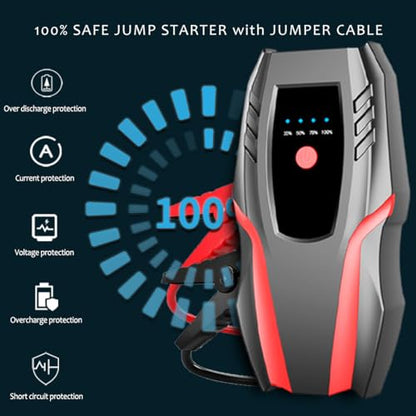 12v Auto Jump Starter Pack with Air Compressor (A20-1500a+compressor)