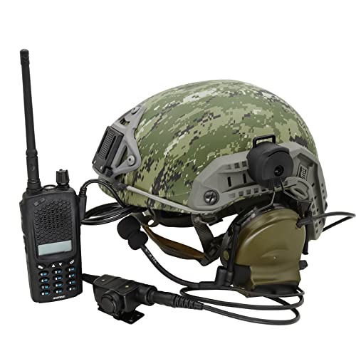 Tactical Headset with U94 PTT 2 (Green)