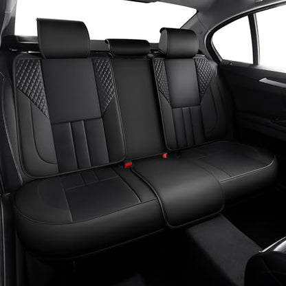 Universal Car Seat Covers for SUVs Sedans Trucks Black (Black / Full-Set)