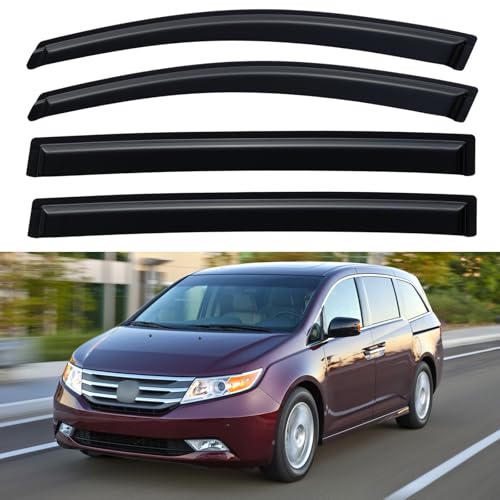 Window Visors Rain Guards for 2011 (2011-2017 Honda Odyssey)