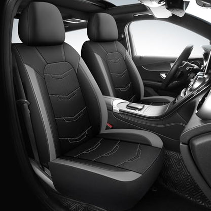 Front Car Seat Cover (N2 Black Gray / Front Seat)