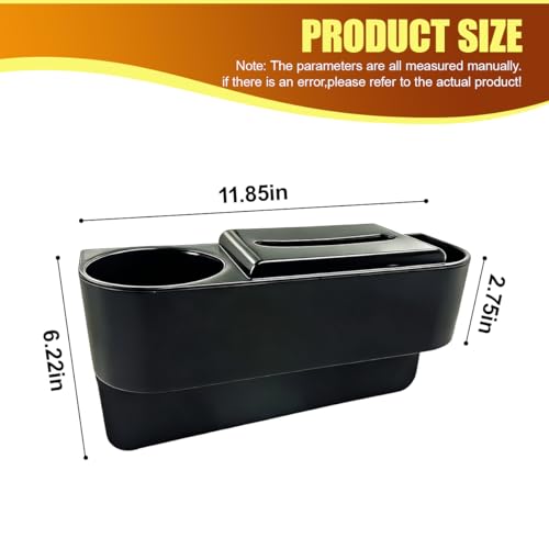 Car Seat Gap Filler Organizer (Black)