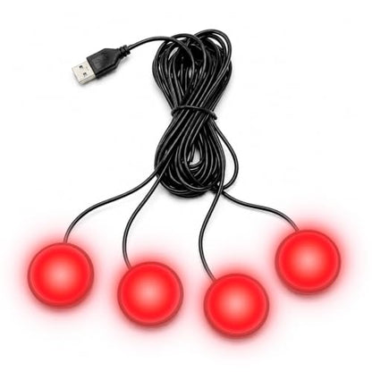 Car Interior LED Lights (Red)