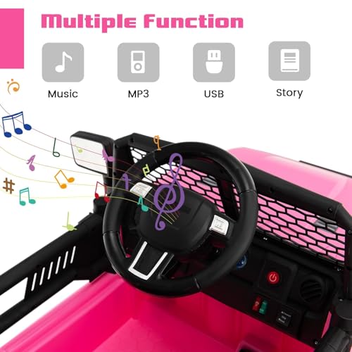 Kids Ride On Truck (Pink)