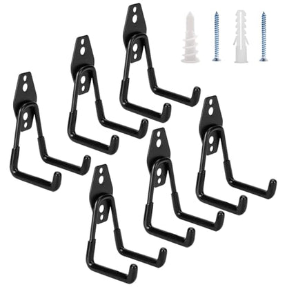 6 Pack Garage Hooks Heavy Duty (6 Pack)