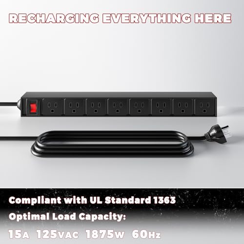 Power Tool Organizer with Charging Station (8 DRILL RED / Red-32 inches)