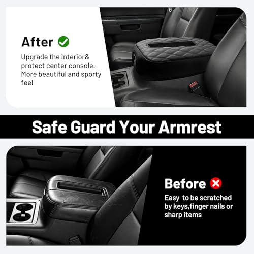 Center Console Cover for 2007 (3)07-13|Silverado&Sierra|Bucket Seat,Wavy,Regular)