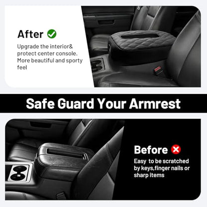 Center Console Cover for 2007 (3)07-13|Silverado&Sierra|Bucket Seat,Wavy,Regular)