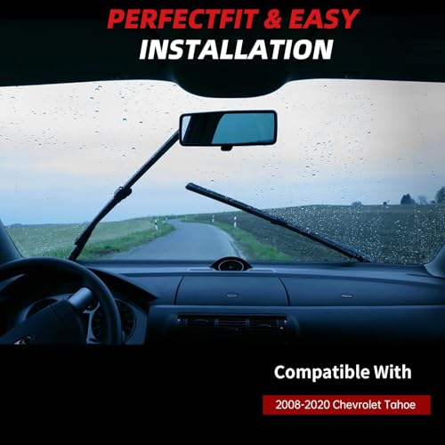Windshield Wiper Blades Replacement for F150 2009 (22"+22"(Hook))