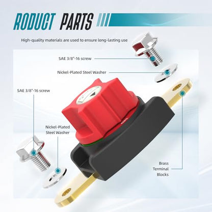 Side Post Battery Disconnect Switch (NEW Side Post)