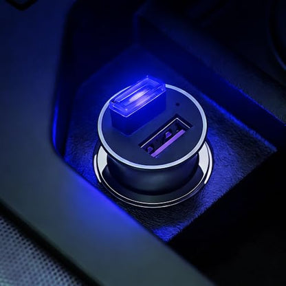 4PCS Mini USB LED Car Light (Blue)