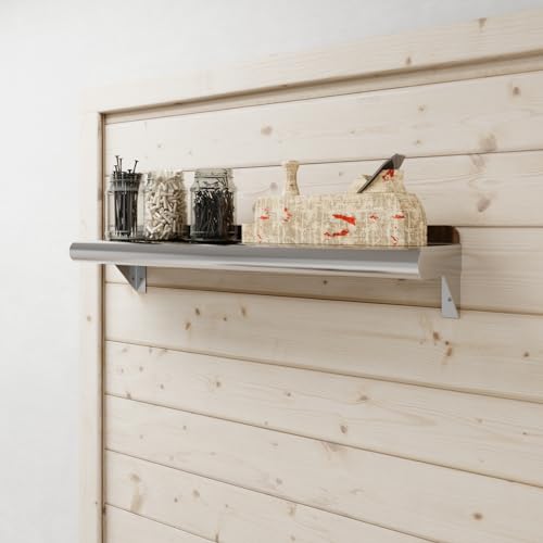 6 in. x 24 in. Stainless Steel Wall Mount Shelf (6 in. x 24 in.)