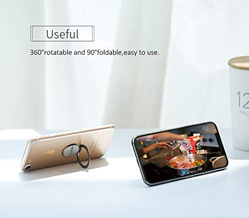 World's Slimmest Phone Ring Holder (Black)