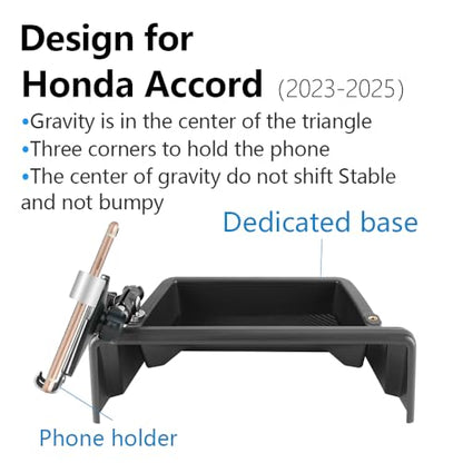 Car Phone Holder Center Console Organizer Tray for Honda Accord LX