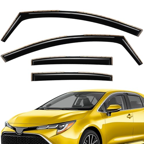 Extra Durable Window Deflectors in (For Toyota Corolla 20-26)
