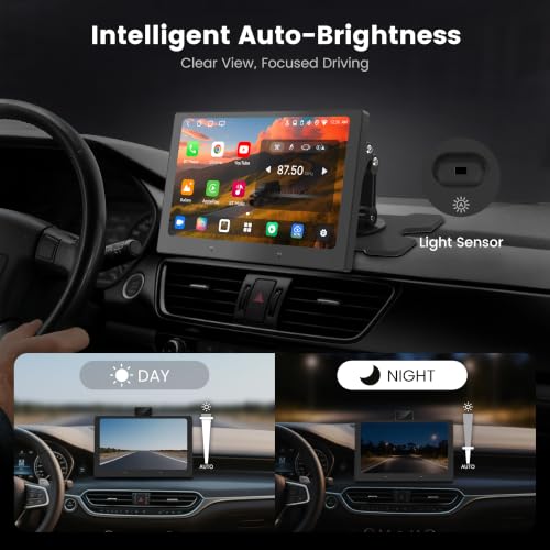 9.15" QLED Wireless CarPlay Screen for Car (9.15")