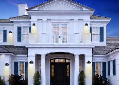 Black Exterior Light Fixtures (Black)