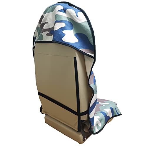 Car Seat Cover Protector Front Seats (2Pcs Front Seat Towel / Camouflage)