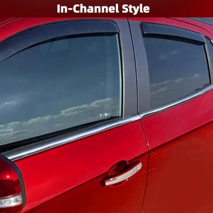 4PCS in Channel Window Rain Guards Fit for Chevrolet (For 2014-2023 Trax/13-23Encore)
