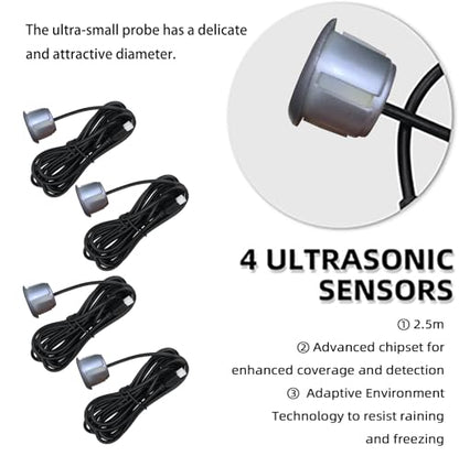 Parking Sensor Kit LCD (Silver)