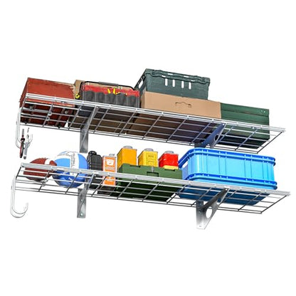 Garage Wall Shelves (White / 48X 12inch)