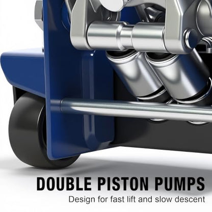 6600LBS Floor Jack (3 Ton Dual Pump / Blue)