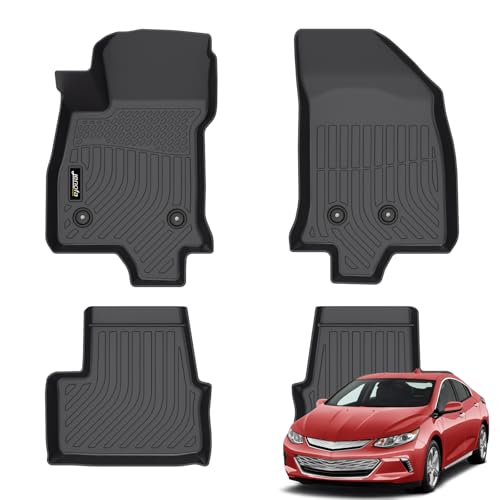 Car Floor Mats for Chevy Volt 2016 (4 For Volt 2016-2019)