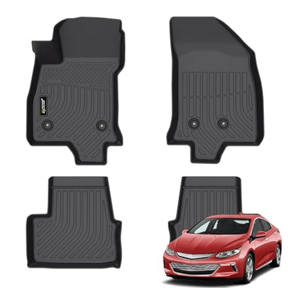 Car Floor Mats for Chevy Volt 2016 (4 For Volt 2016-2019)