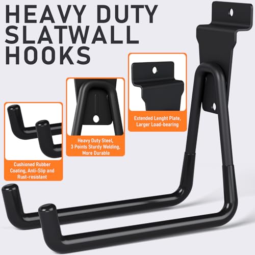 36 Pack Heavy Duty Slatwall Hooks (36 Pack)