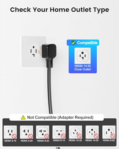 Level 2 EV Charger for Tesla Models (NEMA 14-30 Plug)