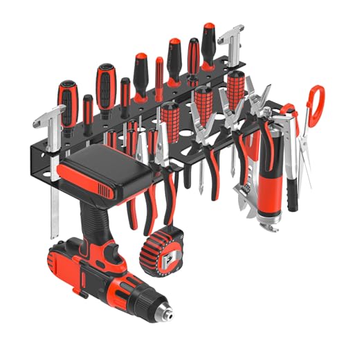 Metal Screwdriver Organizer (Black / 1PC Hand Tool Holder)