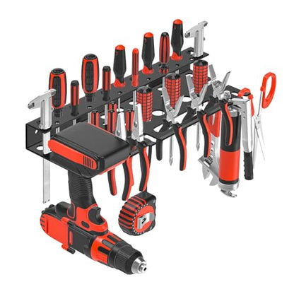 Metal Screwdriver Organizer (Black / 1PC Hand Tool Holder)