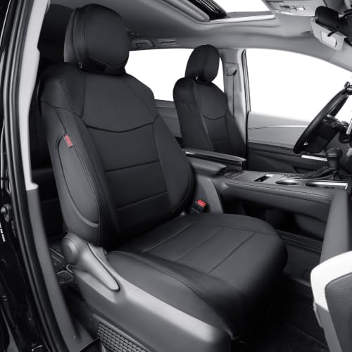Car Sienna Seat Covers 2021 ((Black) / 2021-2026 8 Seats, 2nd Row 4/2/4 Split)