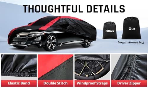 Accord Car Cover Waterproof Custom Fit for Honda Accord 1998 (Custom Fit - Honda Accord)