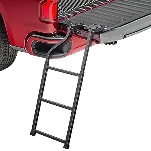 Foldable Truck Tailgate Ladder for Pickup with Step Grip Plates (Foldable Truck Tailgate Ladder)