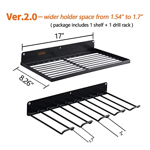 Power Tool Organizer with Charging Station (1shelf+1rack)