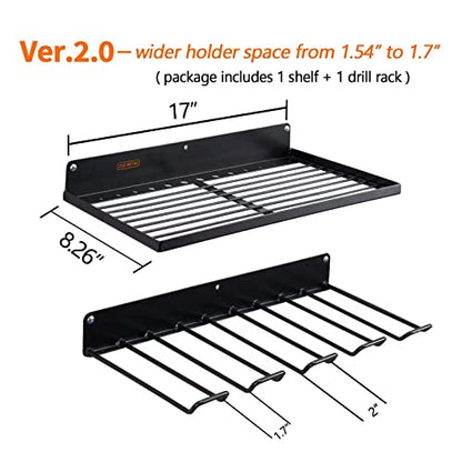 Power Tool Organizer with Charging Station (1shelf+1rack)