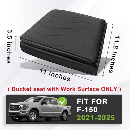 Armrest Cover for Ford F150 2021 (2) 21-25 |F150| WorkSurface, +Thick)