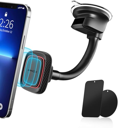 Magnetic Car Phone Holder Mount with Flexible Gooseneck Arm