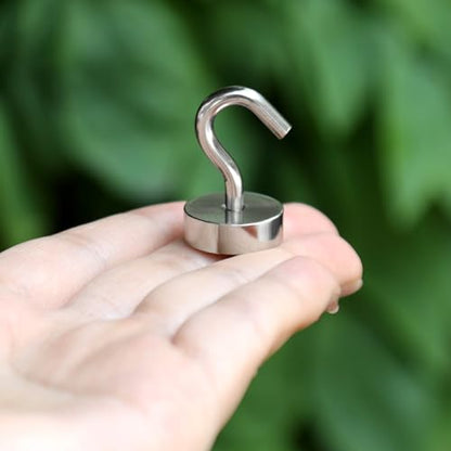 Magnetic Hooks Steel Tube Design for Cruise (Silver / 32lb Magnetic Hooks)