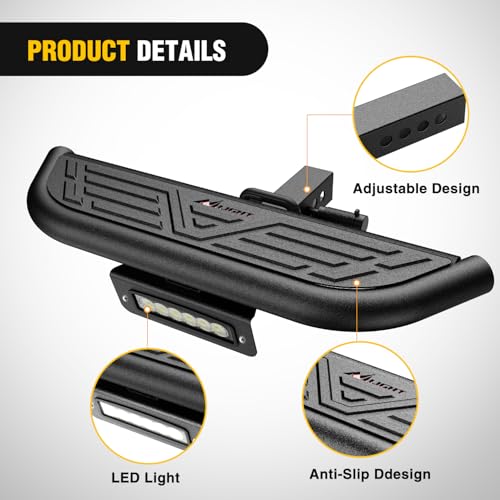Aluminum Slip (Hitch Step w/Led Light)
