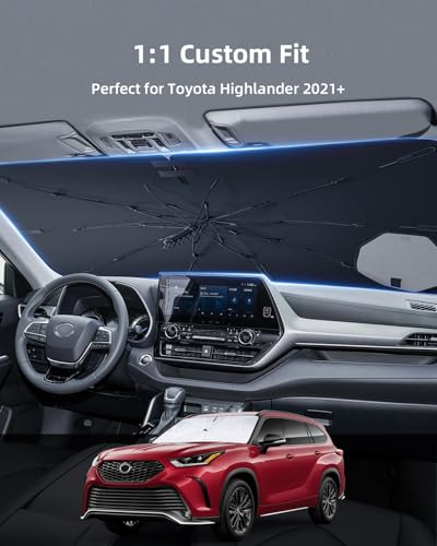 2026 Upgrade] Windshield Sun Shade for Most Sedans (Medium(57" x 32"))