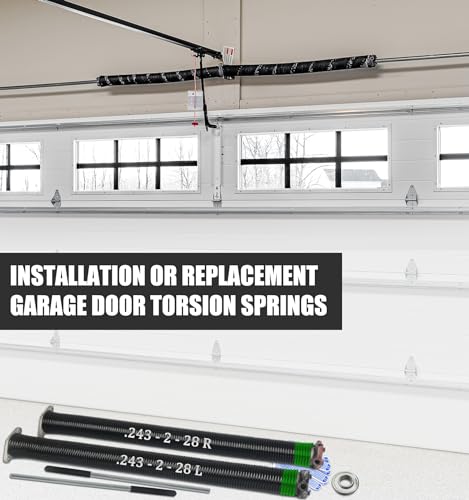 Garage Door Torsion Spring Set (.243x2x28")