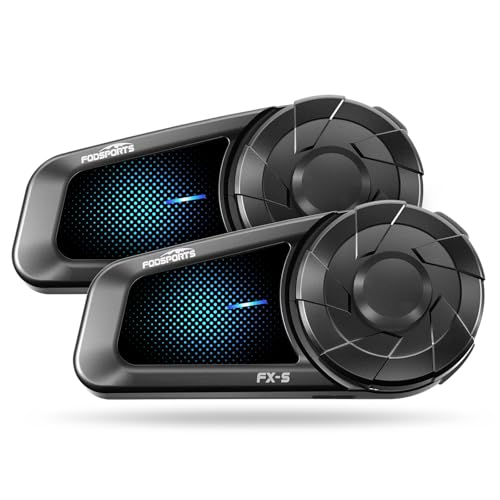 FX S Motorcycle Bluetooth Headset V5.4 (Double Pack)