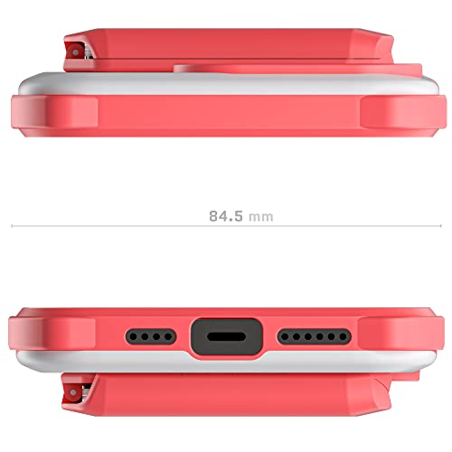 EXEC Wallet iPhone 14 Pro Max Case for Women with MagSafe Magnetic Credit Card Holder Supports Mag Safe Accessories (iPhone 14 Pro Max / Pink)
