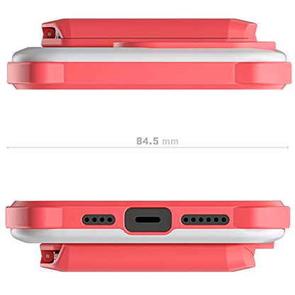 EXEC Wallet iPhone 14 Pro Max Case for Women with MagSafe Magnetic Credit Card Holder Supports Mag Safe Accessories (iPhone 14 Pro Max / Pink)